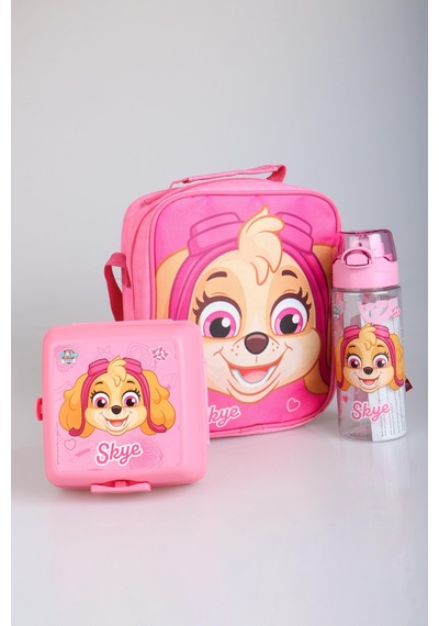 Dekomus İle Yeni Sezon Lisanslı Paw Patrol Okulda Macera Koleksiyonu Termoslu Beslenme Çantası Açık Gri