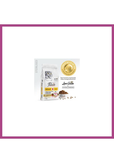 Gees Global Hypoallergenic Urinary Sterilised +7 Tavuklu Düşük Tahıllı Kısırlaştırılmış Yaşlı Kedi Maması 12 Kg Gbzs