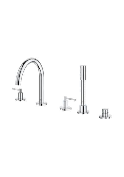 Grohe Atrio New 29407000 5 Delikli Küvet Bataryası Gümüş