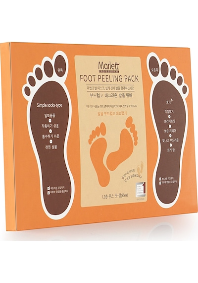 Marlett Foot Professional Çorap Tipi Ayak Peeling Maskesi 6'lı
