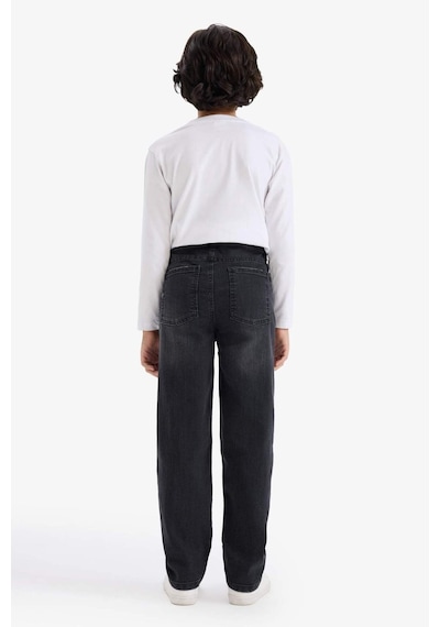 Defacto Erkek Çocuk Straight Fit Düz Paça Jean Pantolon G6202a825cwnm40 Siyah-nm40