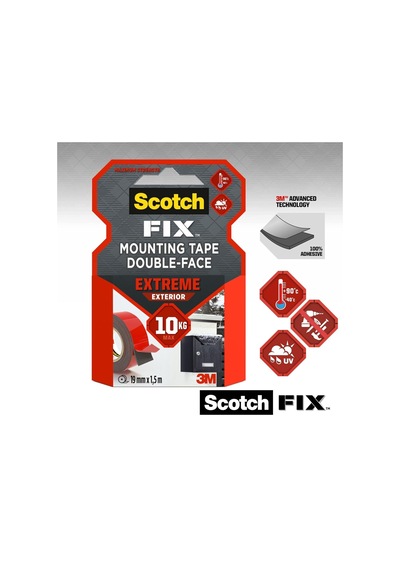 Scotch 4002-5 Extra Güçlü Montaj Bandı