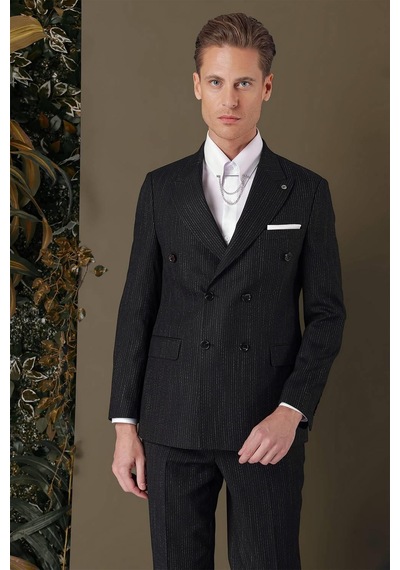 Efor Tk 884 Slim Fit Siyah Klasik Takım Elbise Siyah Efor Tk 884 Slim Fit Siyah Klasik Takım Elbise Siyah