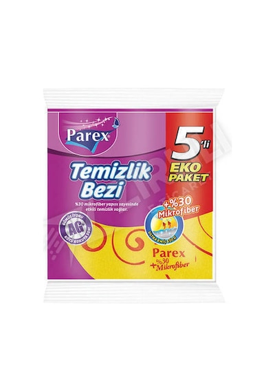 2 Adet Parex Temizlik Bezi % 30 5'li Renkli
