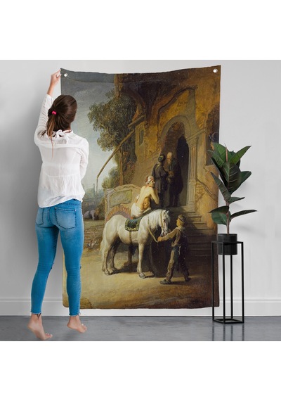Rembrandt - İyi Samiriyeli Duvar Örtüsü - The Good Samaritan-7430