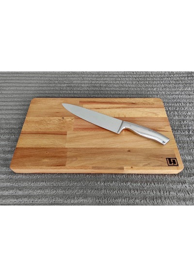 Masif Ahşap Kesme Doğrama Tahtası 42x24cm