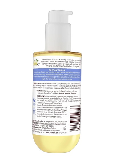 Palmer's Tahitian Vanilla Nemlendirici Vücut Yağı 192ml