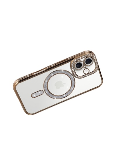Apple iPhone Uyumlu 17 Joke Simli Magneticsafe Kılıf - Gold Bz8683140895693