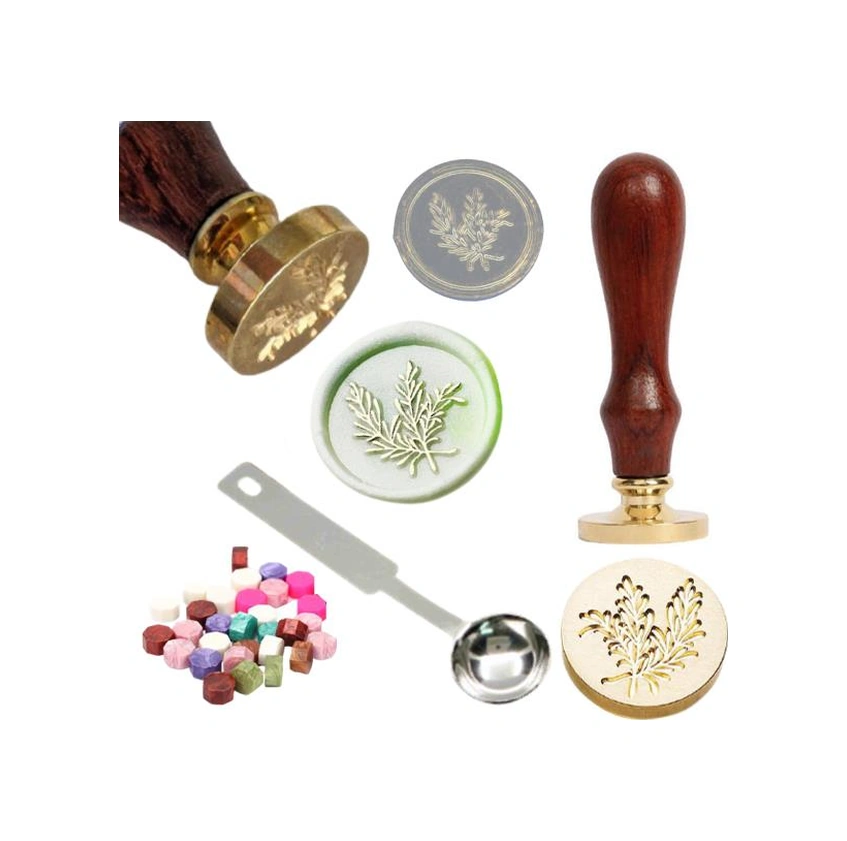 Mektup Damga Mühürü Botanik + 30 Mühür Mumu + Eritme Kaşığı Diğer