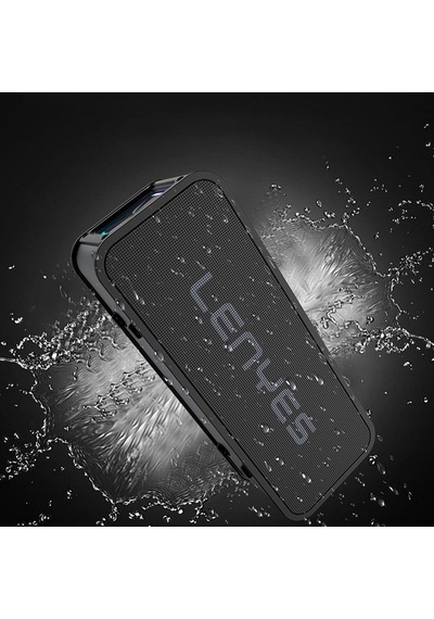 Lenyes S856 Rgb Işıklı Mikrofonlu Bluetooth Speaker Hoparlör V5.0 Siyah