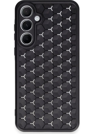 Samsung Galaxy A15 4g Kılıf Petek Silikon Kapak - Siyah
