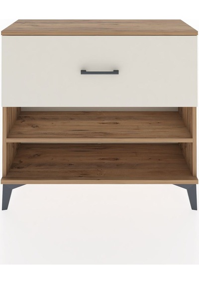 Arges Şifonyer Tek Raflı Tek Çekmeceli 88x30x80 Çam-aytaşı Çam