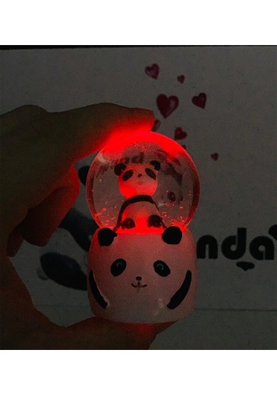 Mini Işıklı Panda Kar Küresi