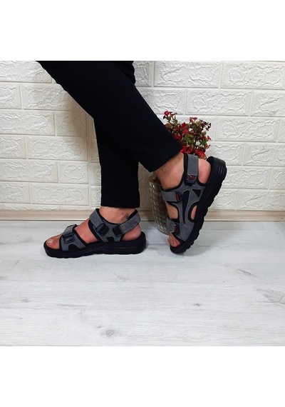Fiyra Gnpl Gri Rahat Erkek Günlük Sandalet 001