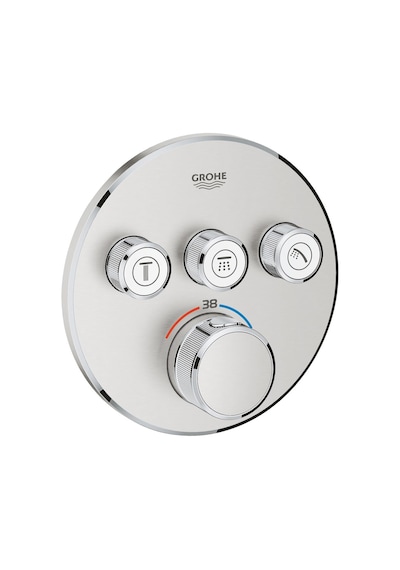 Grohe Grohesmartcontrol 3 Valfli Akış Kontrollü Ankastre Termost Krom