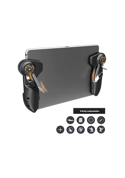 Polham Apple Uyumlu iPad Modelleri İçin Pubg Tetik Seti, Pubg Joystick Oyun Tuşu, Gamepad