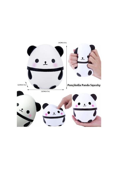 Sukuşi Büyük Panda Squishy Jumbo Ponçikella Yavaş Yükselir