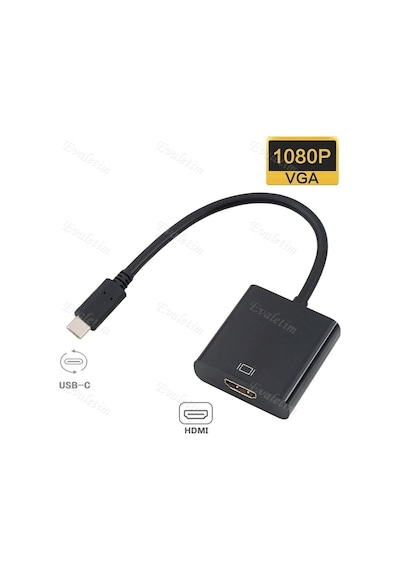 Usb 3.1 Type-C To Hdmi 4492A Çevirici Dönüştürücü Adaptor Kablosu