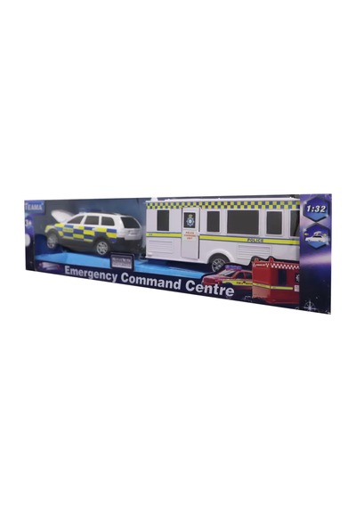 Kutulu Die Cast Metal Karavanlı Polis Arabası