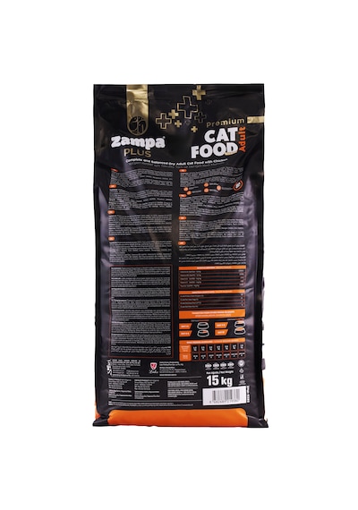 Zampa Plus Premium Tavuk Etli Yetişkin Kediler İçin Kuru Mama 15 KG