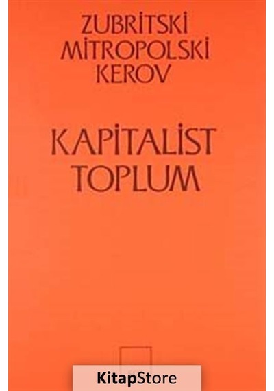 Kapitalist Toplum / Zubritski N11.3486