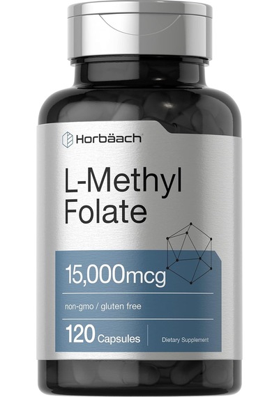 Horbaach L-methylfolate Mthf 15000mcg 120 Caps