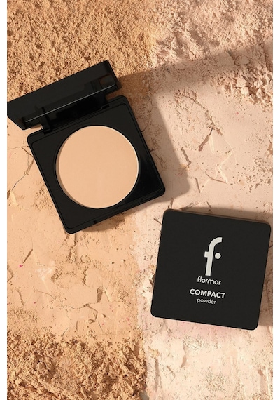 Flormar Yoğun Pigmentli Kompakt Pudra - Compact Powder - 090 Medium Rose - 8682536051309