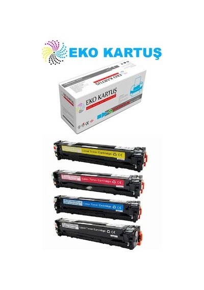 Eko Kartuş Hp CF144A (CB540-CB541-CB542-CB543) Set Uyumlu Toner