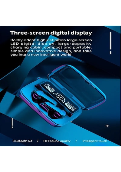 Beemen M19 Bluetooth 5.3  Şarj Göstergeli Kablosuz Kulak İçi Kulaklık
