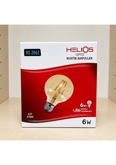 Helıos Rustik Led Ampul 6w E27 2700k