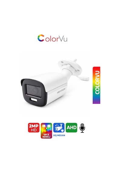 Gece Renkli Sesli Kamera Ds-2ce10df0t-lpfs Colorvu 2mp Gece Renkli Sesli Kamera Ds-2ce10df0t-lpfs Colorvu 2mp