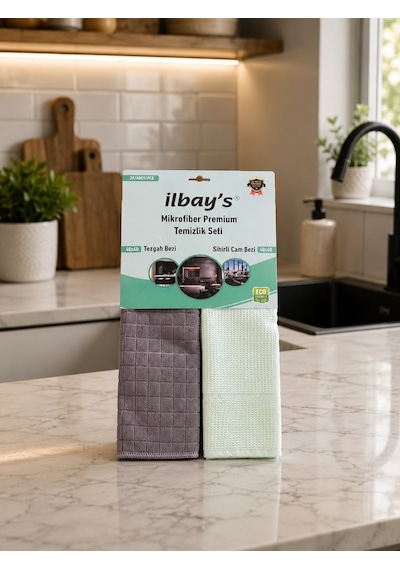 İlbays Tezgah+mikrofiber Set Çok Renkli