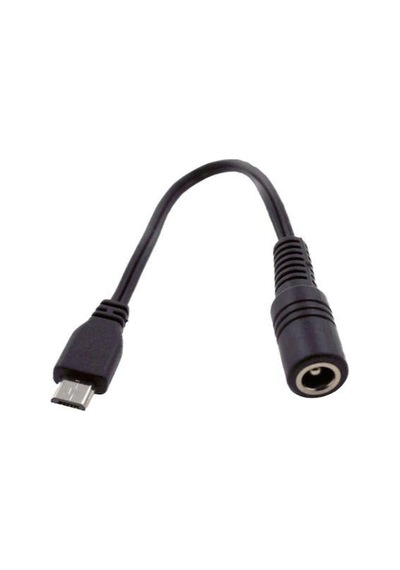 5.5x2.5mm to micro usb kablo 15 cm 5.5 mm 2.5 mm standart uç to micro usb çevirici kablo