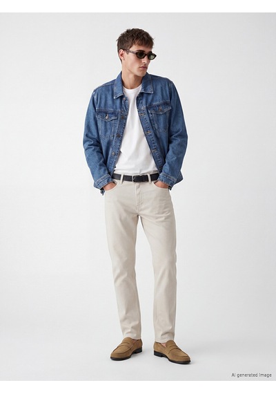 Lcw Jeans İndigo Regular Fit Erkek Jean Ceket