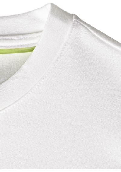 Goffra Erkek Focus Esnek Kumaş Yumuşak Dokulu Günlük Sweatshirt Ekru M401-r0342-01