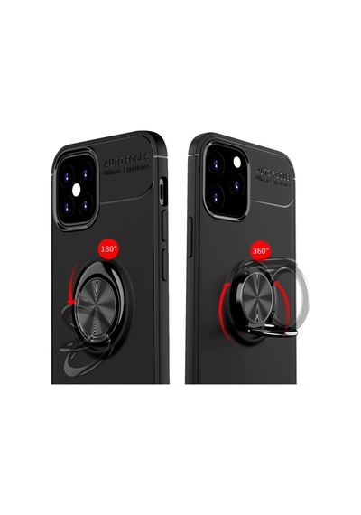 Apple iPhone  Uyumlu,  12 Mini Kılıf Range Yüzüklü Silikon - Mavi