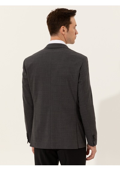 Cacharel Füme Slim Fit Ceket Gri