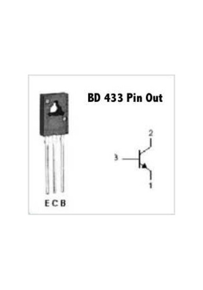 Bd 433 Transistör 5 Adet