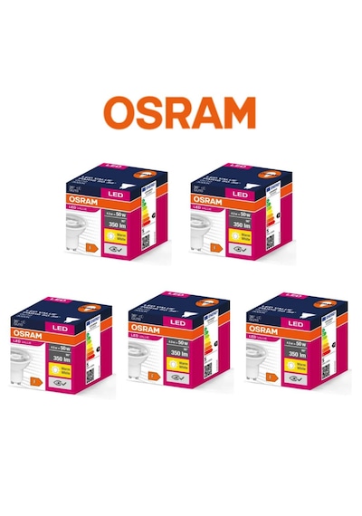 Osram 5w 3000k 5'li Paket Günışığı Gu10