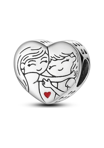 Fubena Canım Kardeşim Kalp Charm