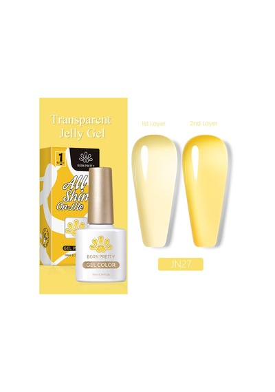 Born Pretty 10ml Jelly Nude Seri Kalıcı Oje Jn27 56347