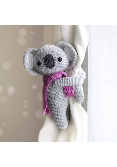Koala Perde Tutucu Amigurumi