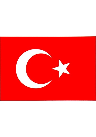 Türkiye Bayrak Sevdalılarına Sticker 9X6