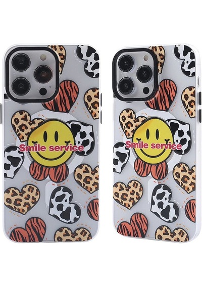 Apple Uyumlu   iPhone 12 Pro Max Kılıf Apollo Magneticsafe Desenli Kapak - Apollo Şeffaf - 2