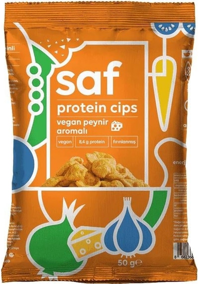 Vegan Peynir Aromalı Protein Cips 50gr-2572