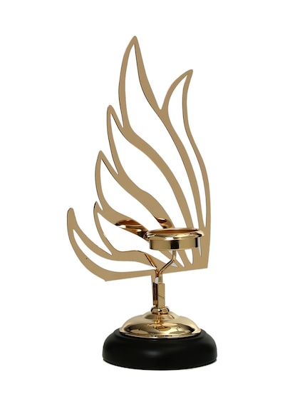 Vitale Kuğu Mumluk Gold 37 Cm Ak.je0079