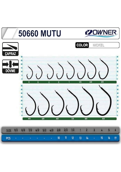 Owner 50660 Mutu White İğne 2