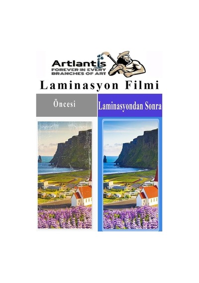 Laminasyon Filmi Parlak A3 20 Li 1 Paket 125 Mikron Laminasyon Kaplama Pvc Kaplama Poşeti 20 Ad