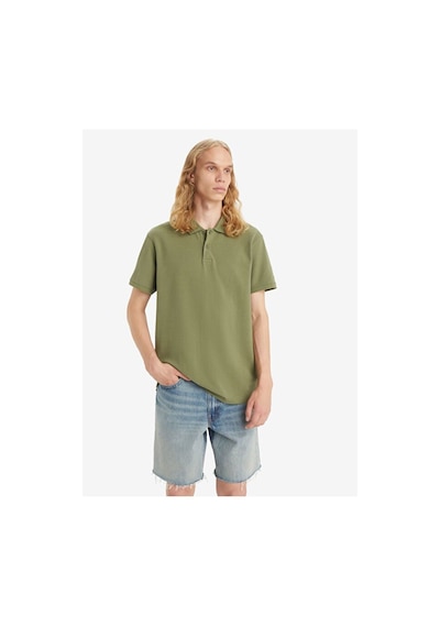 Levi's % 100 Pamuk Regular Fit Polo Yaka T Shirt Erkek Polo Yaka T Shirt A9451 Haki