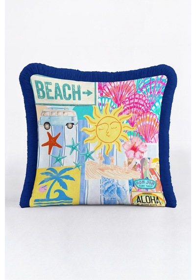 Beach Tropik Yazlık Deniz Temalı Egzotik Saçaklı Yastık Kılıfı - Surf Aloha Püsküllü Kırlent Kılıfı Derin Esinti Lime Beach Tropik Yazlık Deniz Temalı Egzotik Saçaklı Yastık Kılıfı - Surf Aloha Püsküllü Kırlent Kılıfı Derin Esinti Lime